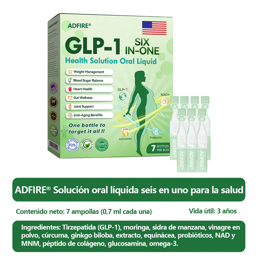 𝐓𝐢𝐞𝐧𝐝𝐚 𝐨𝐟𝐢𝐜𝐢𝐚𝐥🌿𝐀𝐝𝐟𝐢𝐫𝐞® 🇺🇸𝐆𝐋𝐏-𝟏 𝐒𝐈𝐗-𝐈𝐍-𝐎𝐍𝐄 𝐒𝐨𝐥𝐮𝐜𝐢𝐨́𝐧 𝐩𝐚𝐫𝐚 𝐥𝐚 𝐬𝐚𝐥𝐮𝐝 𝐋𝐢́𝐪𝐮𝐢𝐝𝐨 𝐨𝐫𝐚𝐥 (𝐒𝐨𝐥𝐨 𝐮𝐧𝐚 𝐯𝐞𝐳 𝐚𝐥 𝐝𝐢́𝐚, 𝐜𝐚𝐦𝐛𝐢𝐨𝐬 𝐯𝐢𝐬𝐢𝐛𝐥𝐞𝐬 𝐞𝐧 𝟕 𝐝𝐢́𝐚𝐬)  𝐏𝐚𝐫𝐚 𝐥𝐚 𝐨𝐛𝐞𝐬𝐢𝐝𝐚𝐝, 𝐥𝐚 𝐬𝐚𝐥𝐮𝐝 𝐜𝐚𝐫𝐝𝐢𝐨𝐯𝐚𝐬𝐜𝐮𝐥𝐚𝐫, 𝐥𝐚 𝐝𝐢𝐚𝐛𝐞𝐭𝐞𝐬, 𝐥𝐚 𝐚𝐩𝐧𝐞𝐚 𝐝𝐞𝐥 𝐬𝐮𝐞𝐧̃𝐨, 𝐥𝐚 𝐬𝐚𝐥𝐮𝐝 𝐢𝐧𝐭𝐞𝐬𝐭𝐢𝐧𝐚𝐥 ✈️